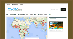 Desktop Screenshot of malaria.com