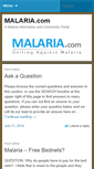 Mobile Screenshot of malaria.com